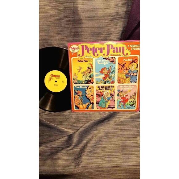 Peter pan favorite stories vintage record in great condition